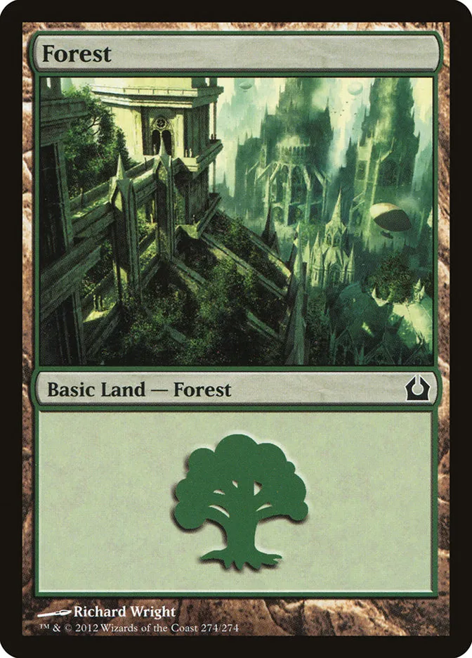 2012 Return to Ravnica Forest common #274 common card image