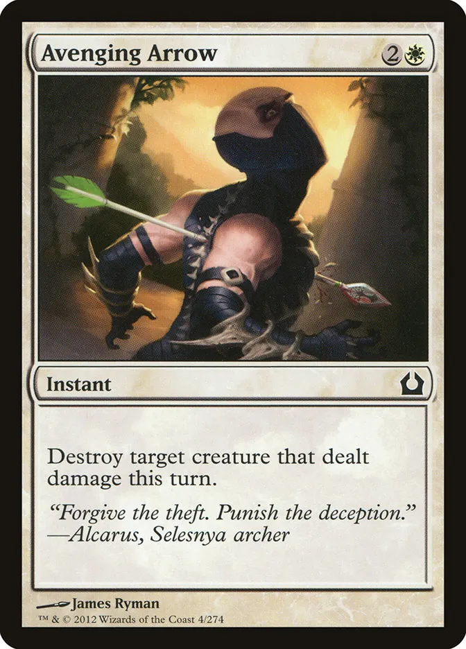 2012 Return to Ravnica Avenging Arrow common #4 common card image