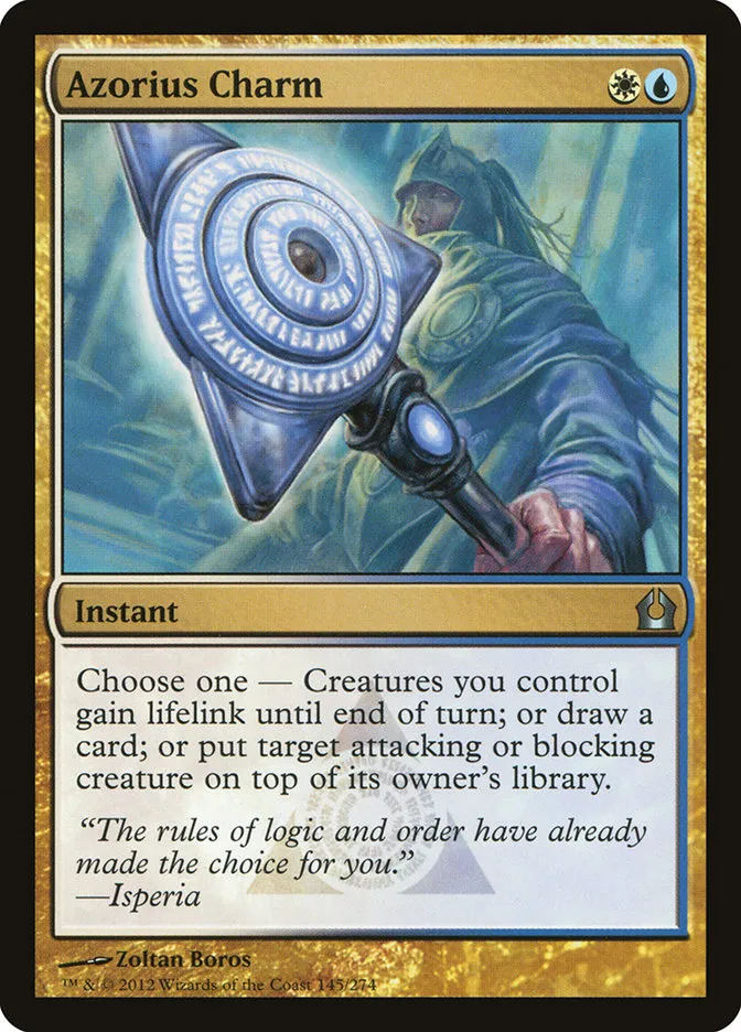 2012 Return to Ravnica Azorius Charm uncommon #145 uncommon card image