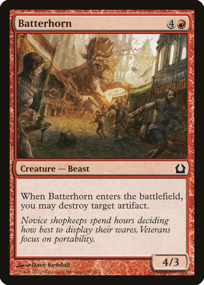 2012 Return to Ravnica Batterhorn #87 common card image