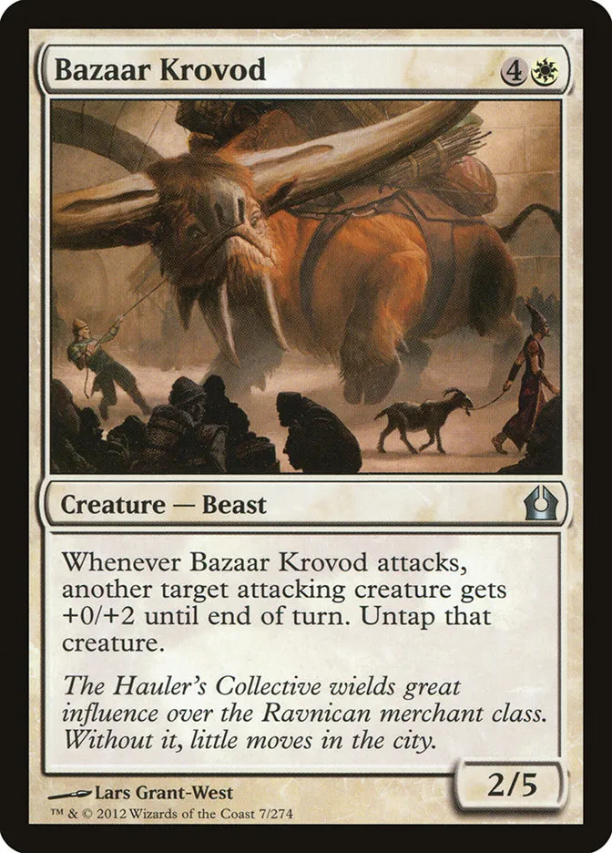 2012 Return to Ravnica Bazaar Krovod uncommon #7 uncommon card image