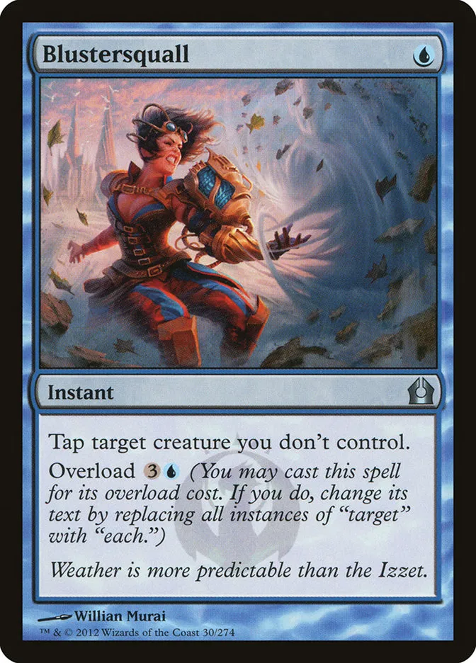 2012 Return to Ravnica Blustersquall [Foil] uncommon #30 uncommon card image