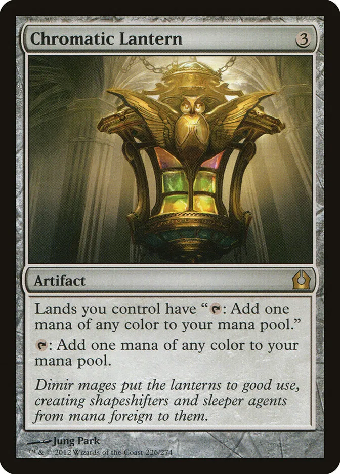2012 Return to Ravnica Chromatic Lantern #226 rare card image