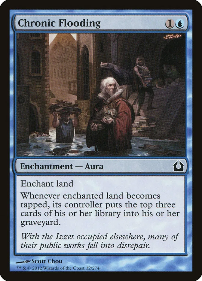 2012 Return to Ravnica Chronic Flooding common #32 common card image