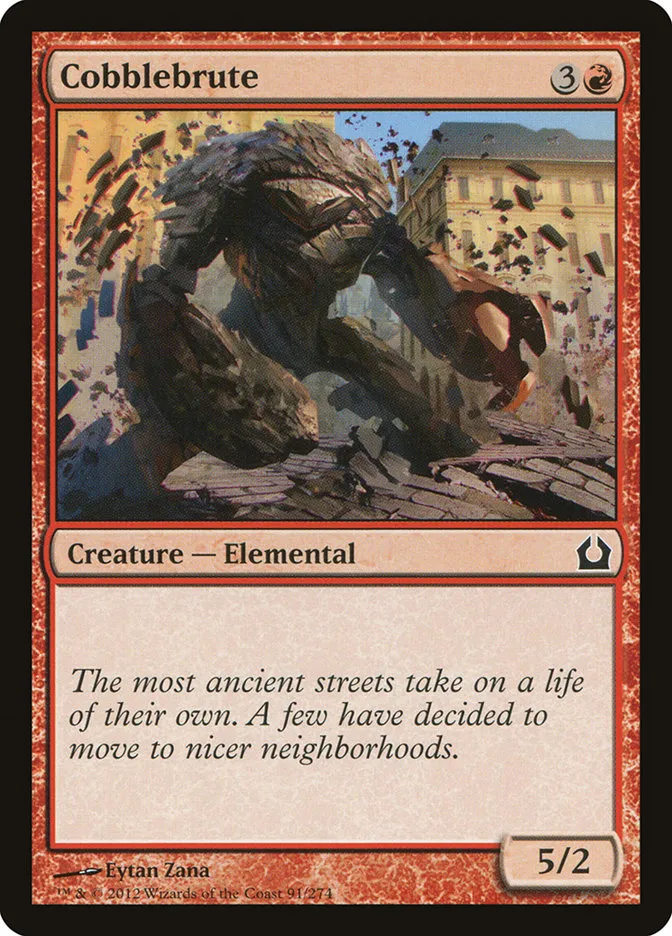 2012 Return to Ravnica Cobblebrute common #91 common card image