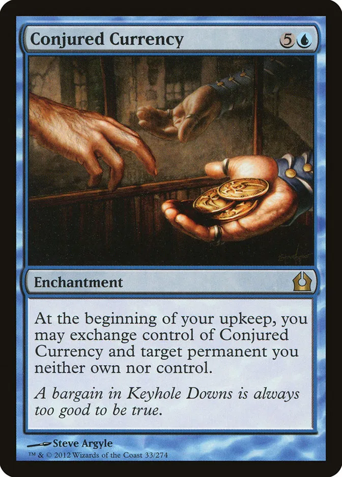 2012 Return to Ravnica Conjured Currency [Foil] rare #33 rare card image