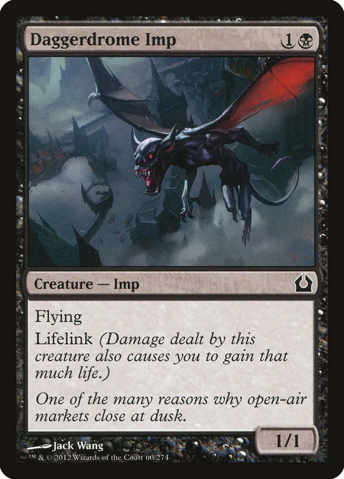 2012 Return to Ravnica Daggerdrome Imp common #60 common card image