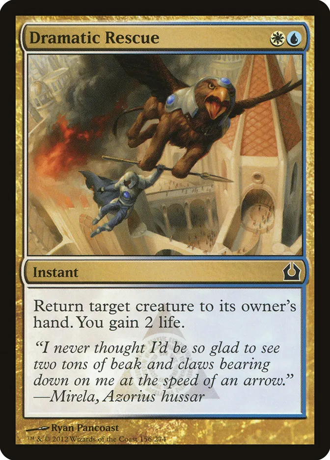 2012 Return to Ravnica Dramatic Rescue common #156 common card image