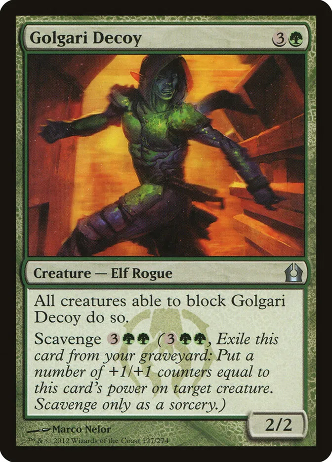 2012 Return to Ravnica Golgari Decoy #127 uncommon card image