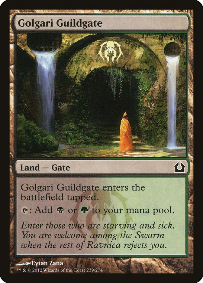 2012 Return to Ravnica Golgari Guildgate #239 common card image