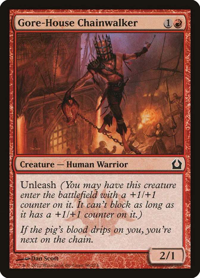 2012 Return to Ravnica Gore-House Chainwalker #96 common card image