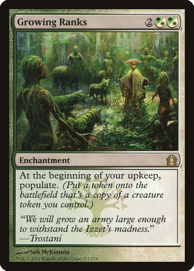 2012 Return to Ravnica Growing Ranks #217 rare card image