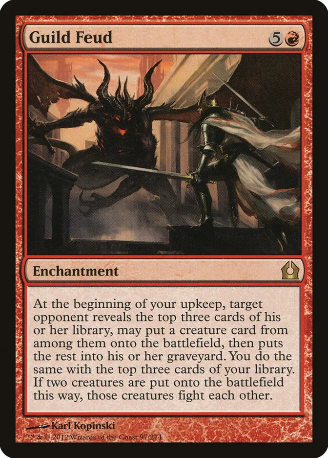 2012 Return to Ravnica Guild Feud rare #97 rare card image