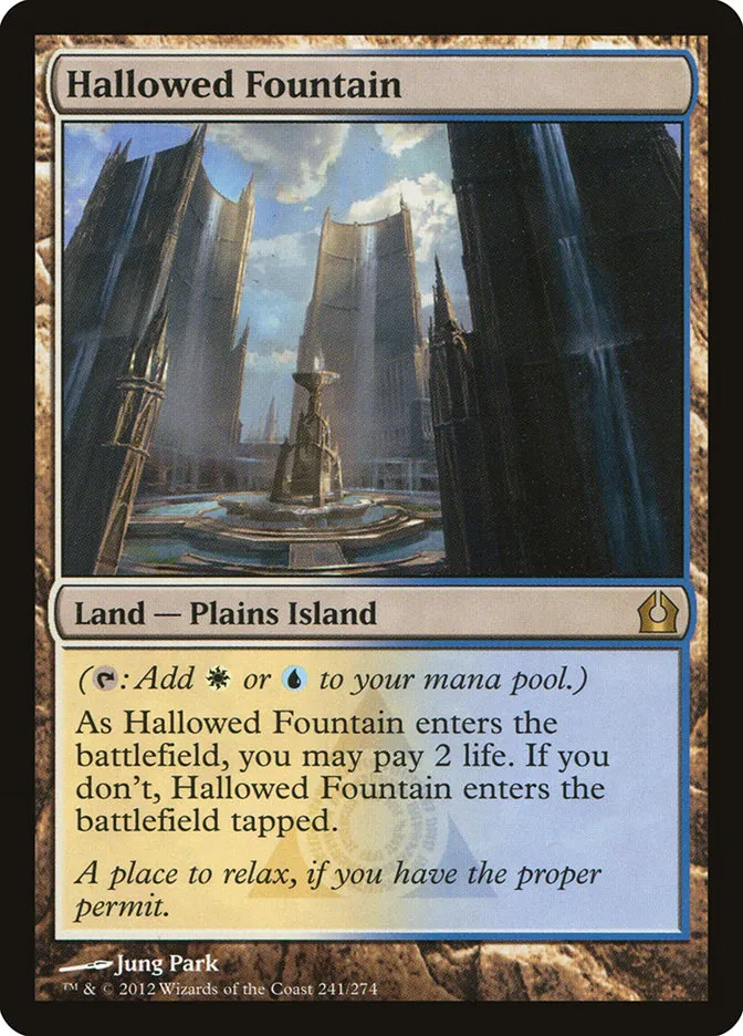 2012 Return to Ravnica Hallowed Fountain #241 rare card image