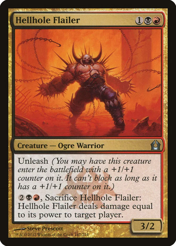 2012 Return to Ravnica Hellhole Flailer uncommon #167 uncommon card image