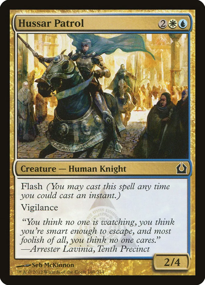 2012 Return to Ravnica Hussar Patrol #169 common card image