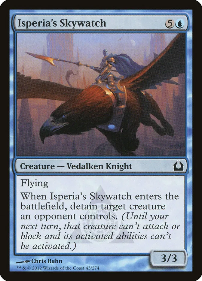 2012 Return to Ravnica Isperia's Skywatch [Foil] common #43 common card image