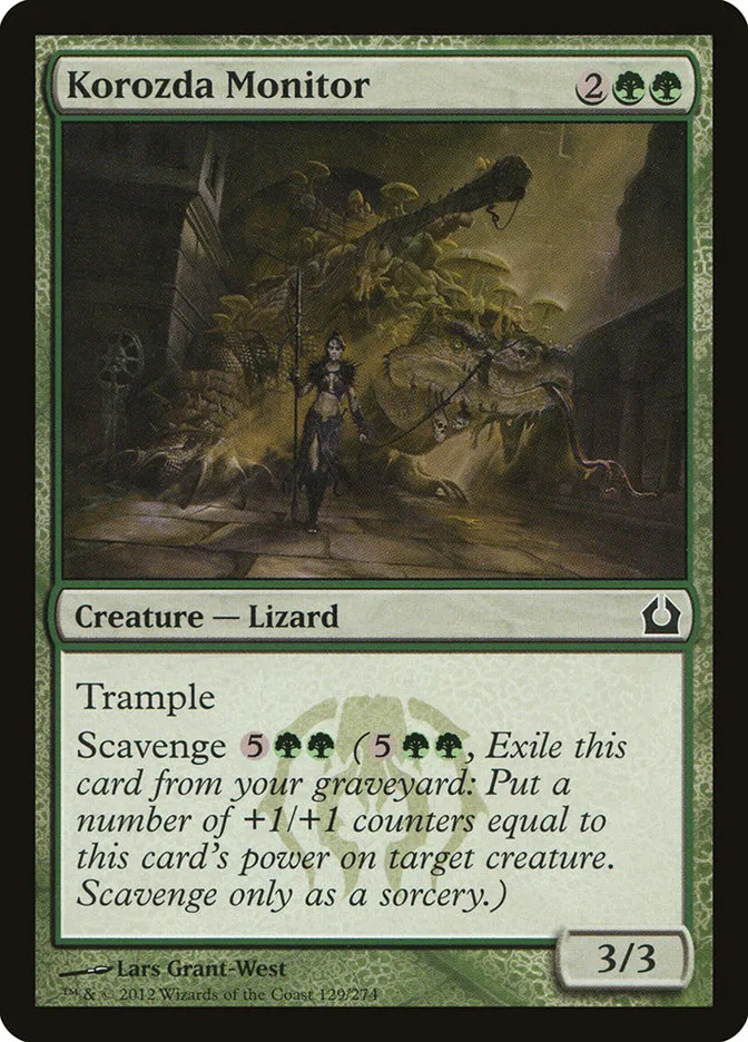 2012 Return to Ravnica Korozda Monitor #129 common card image