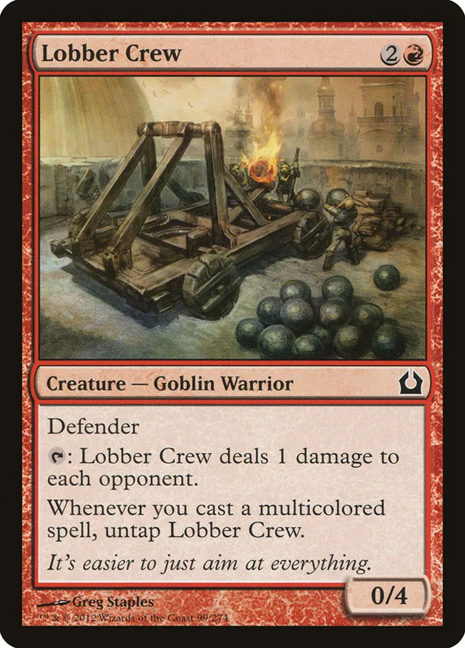 2012 Return to Ravnica Lobber Crew common #99 common card image