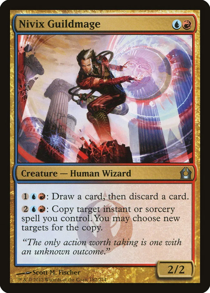 2012 Return to Ravnica Nivix Guildmage uncommon #182 uncommon card image