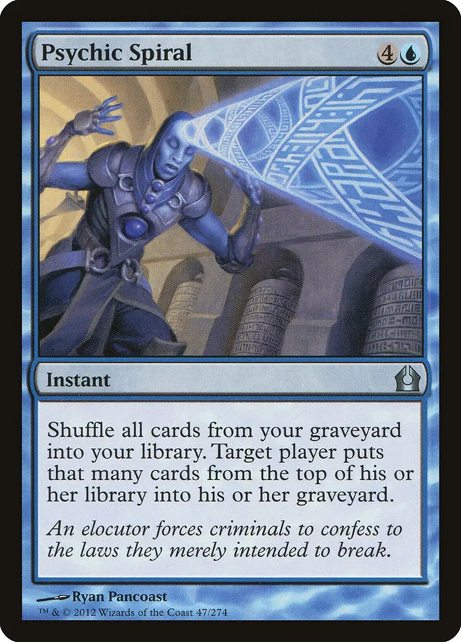 2012 Return to Ravnica Psychic Spiral [Foil] uncommon #47 uncommon card image