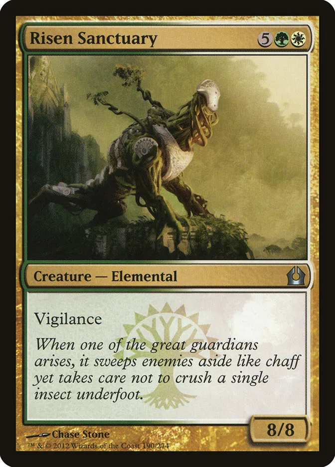 2012 Return to Ravnica Risen Sanctuary #190 uncommon card image