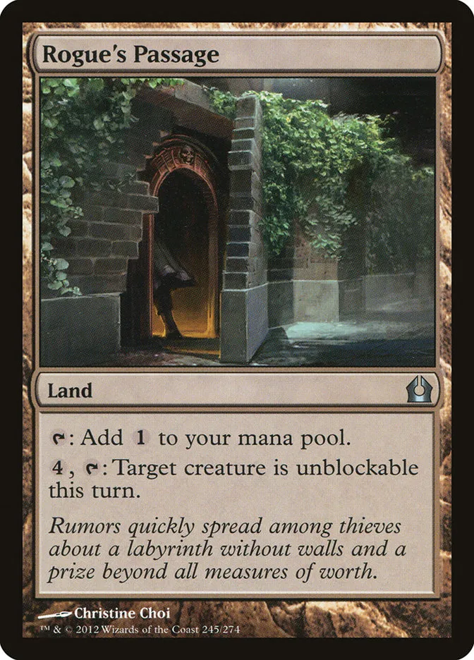 2012 Return to Ravnica Rogue's Passage uncommon #245 uncommon card image