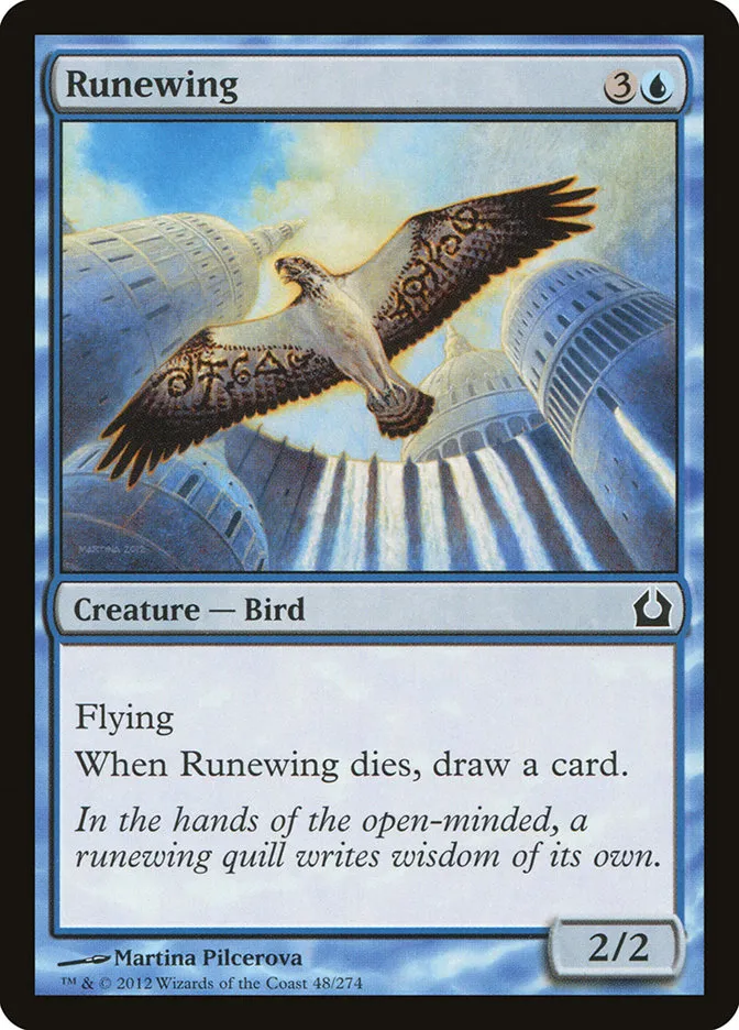 2012 Return to Ravnica Runewing common #48 common card image
