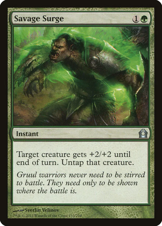 2012 Return to Ravnica Savage Surge #133 uncommon card image