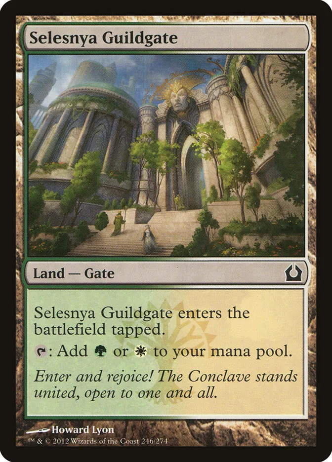 2012 Return to Ravnica Selesnya Guildgate common #246 common card image