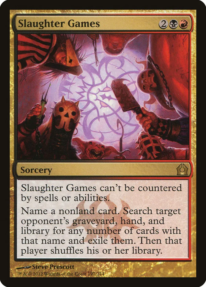 2012 Return to Ravnica Slaughter Games #197 rare card image