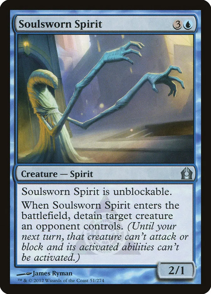 2012 Return to Ravnica Soulsworn Spirit [Foil] uncommon #51 uncommon card image