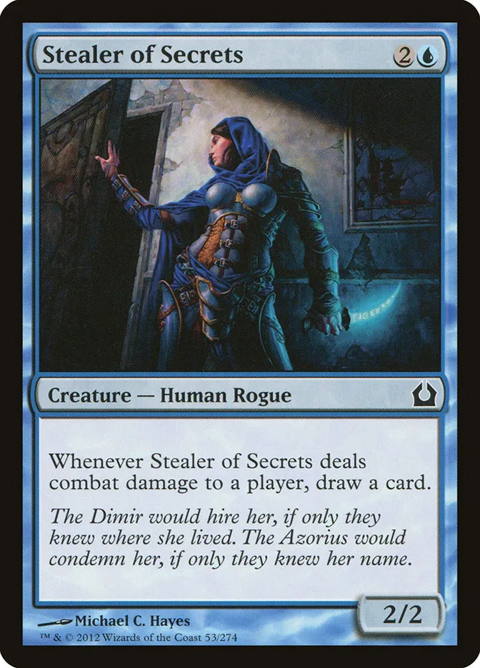 2012 Return to Ravnica Stealer of Secrets [Foil] common #53 common card image