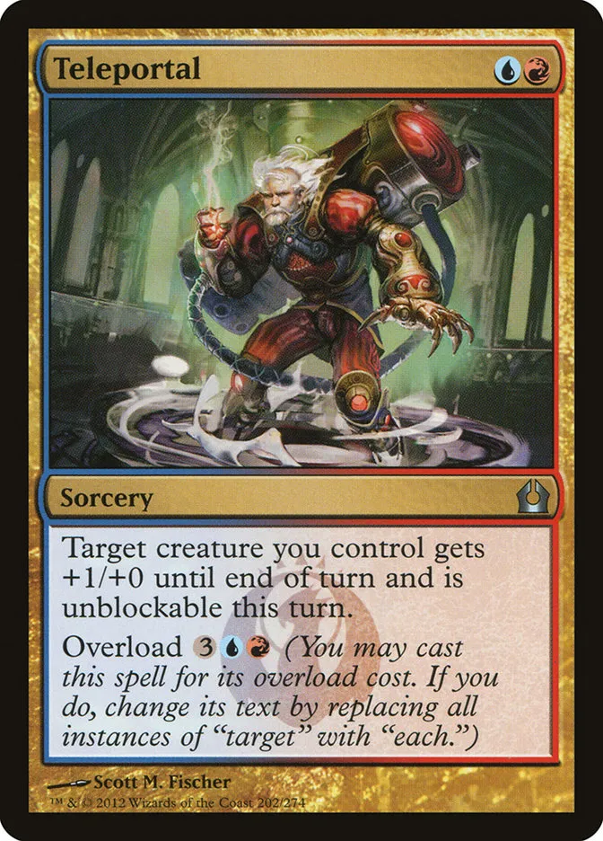 2012 Return to Ravnica Teleportal #202 uncommon card image