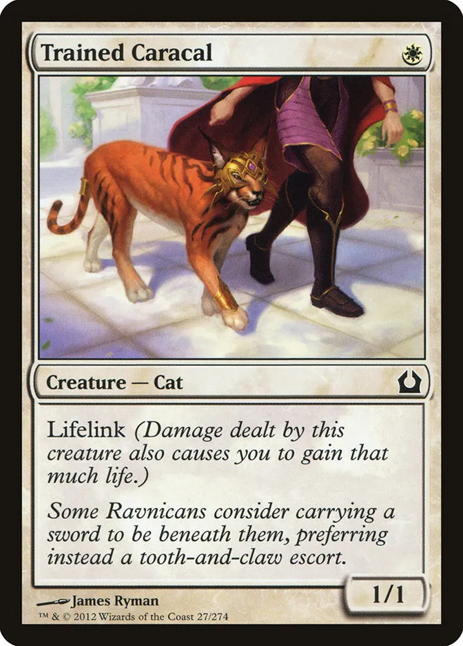 2012 Return to Ravnica Trained Caracal common #27 common card image