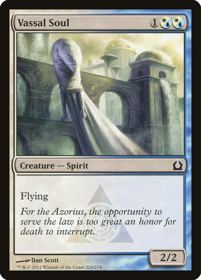 2012 Return to Ravnica Vassal Soul #224 common card image