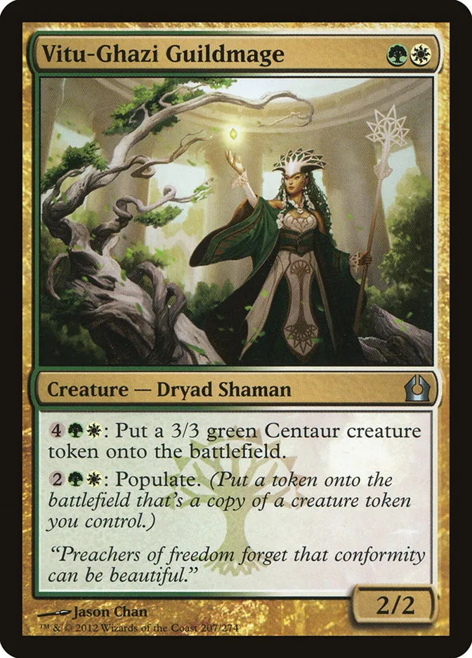 2012 Return to Ravnica Vitu-Ghazi Guildmage #207 uncommon card image