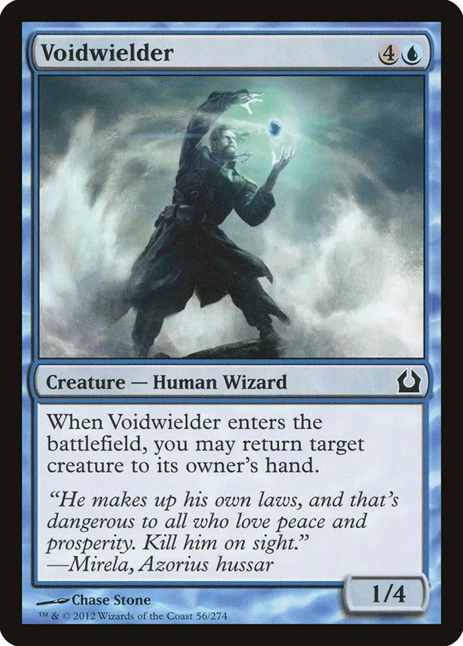 2012 Return to Ravnica Voidwielder [Foil] common #56 common card image