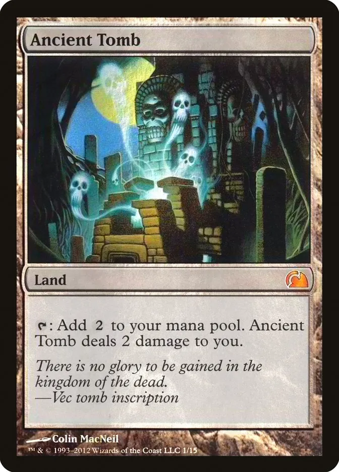 2012 From the Vault: Realms Ancient Tomb mythic #1 mythic card image