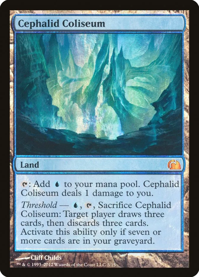2012 From the Vault: Realms Cephalid Coliseum mythic #3 mythic card image