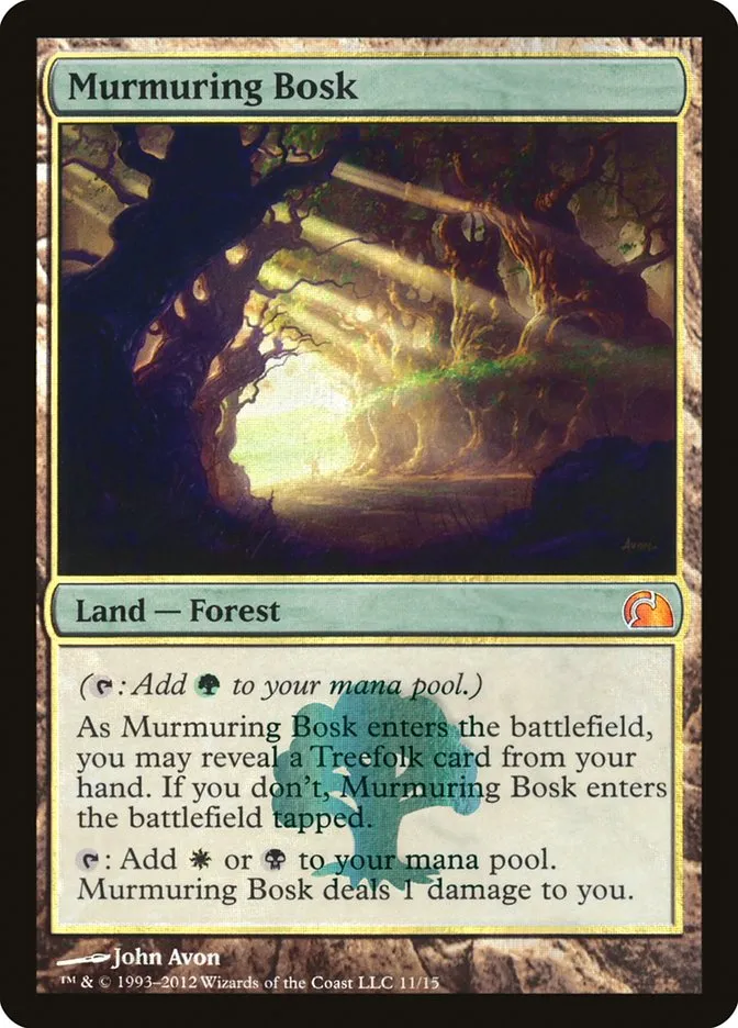 2012 From the Vault: Realms Murmuring Bosk mythic #11 mythic card image
