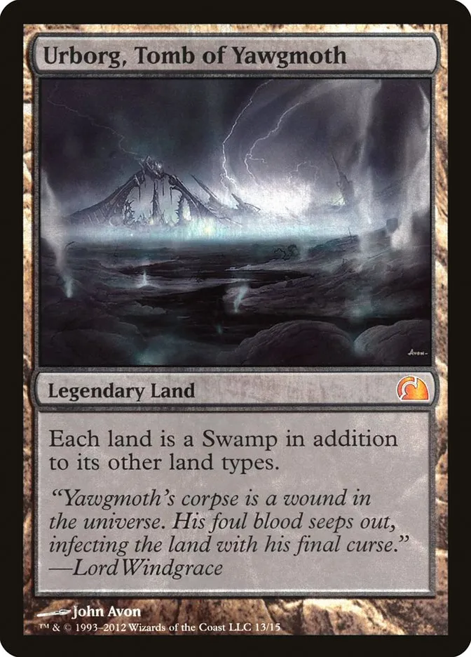2012 From the Vault: Realms Urborg, Tomb of Yawgmoth mythic #13 mythic card image