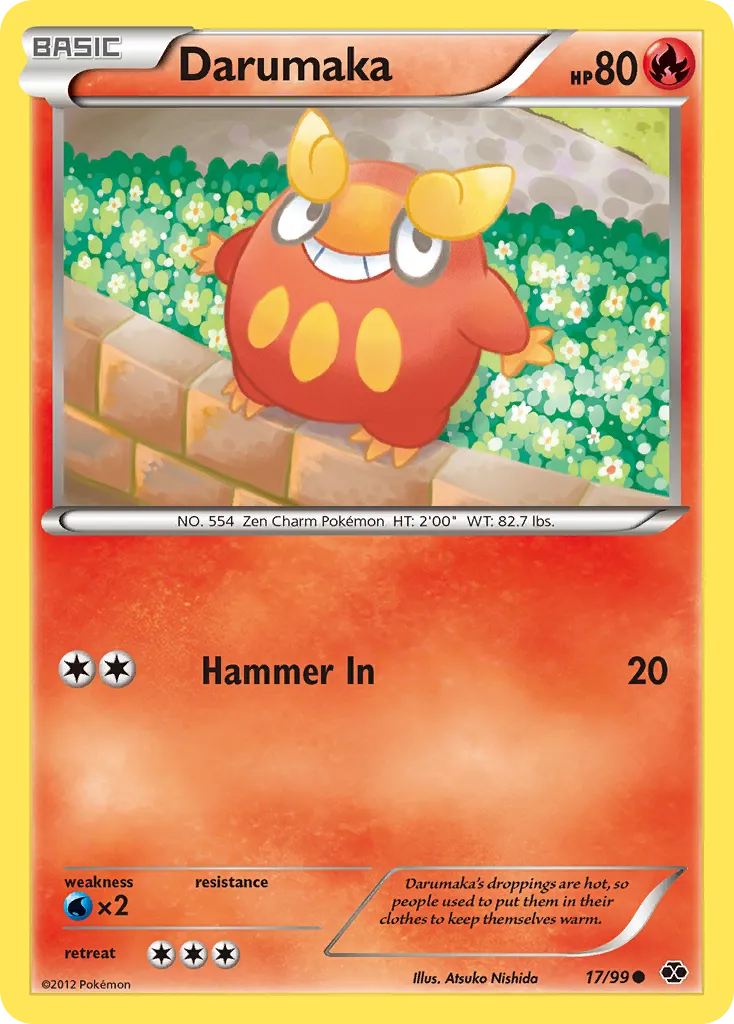 2012 Next Destinies Darumaka #17/99 Common card image