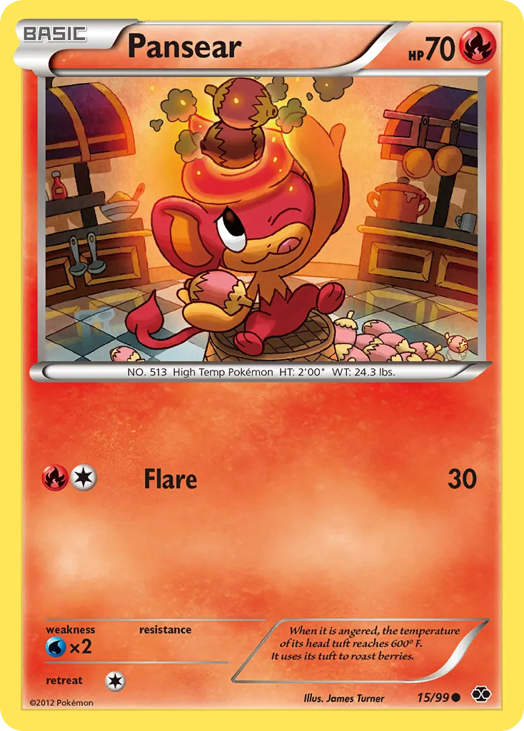 2012 Next Destinies Pansear Common #15/99 Common card image