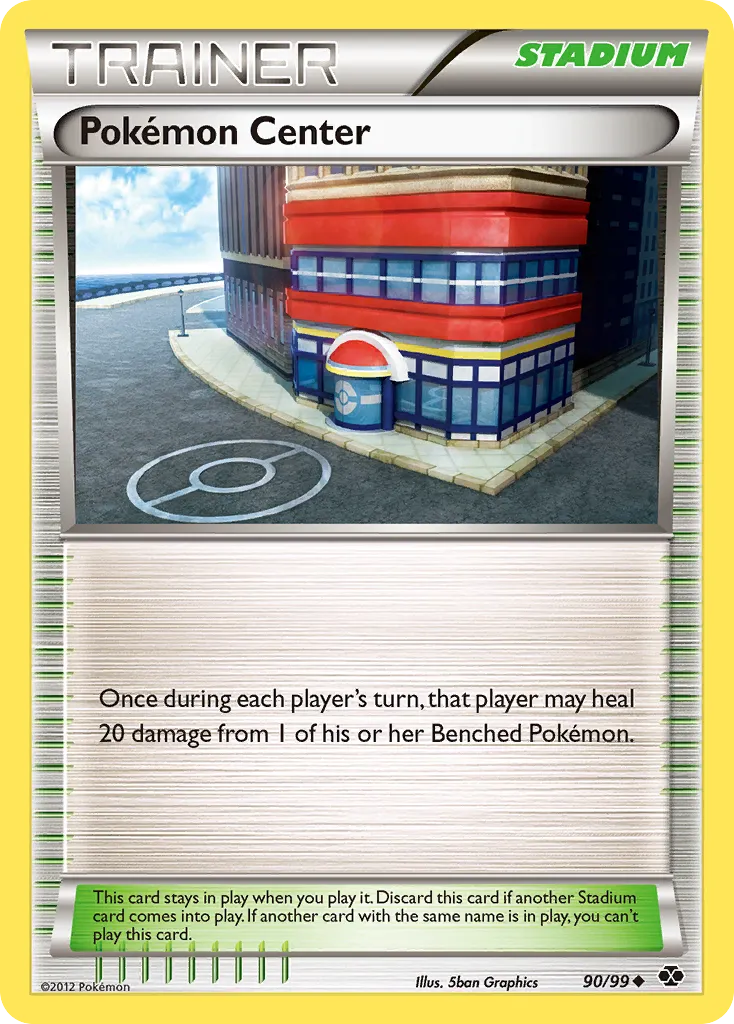 2012 Next Destinies Pokémon Center Uncommon #90/99 Uncommon card image