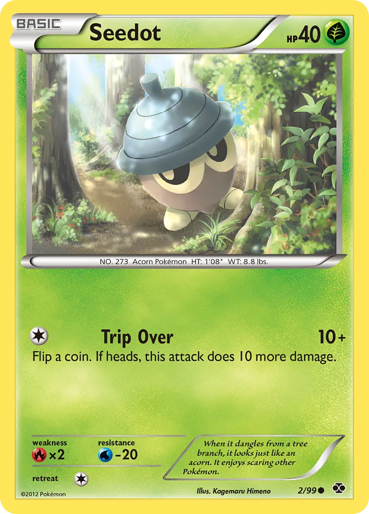 2012 Next Destinies Seedot #02/99 Common card image