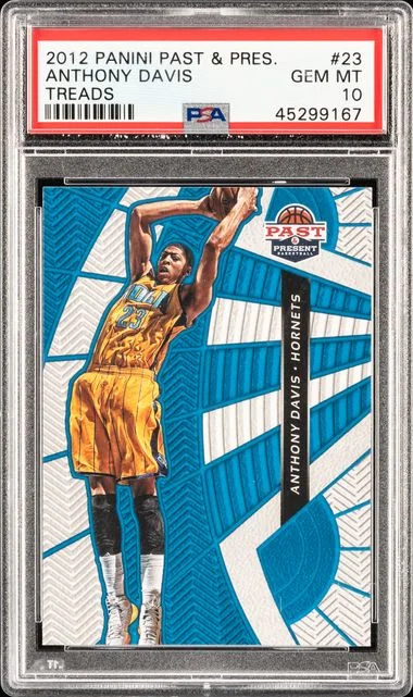 2012 Panini Anthony Davis Past & Present Treads #23 card image