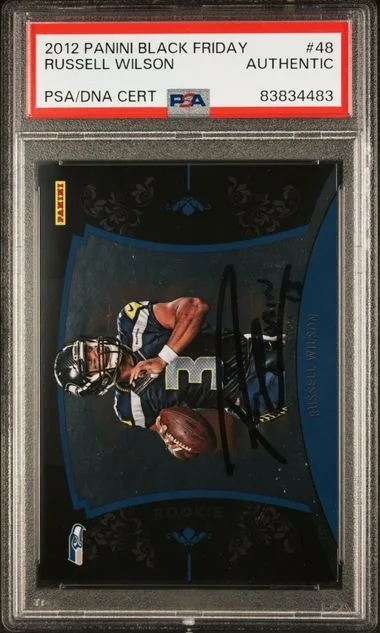 2012 Panini Black Russell Wilson Friday #48 card image
