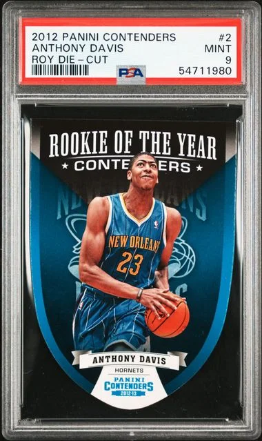 2012 Panini Contenders Anthony Davis Roy Die-Cut #2 card image