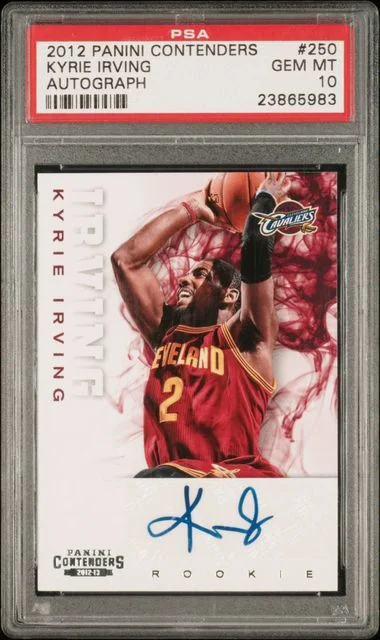 2012 Panini Contenders Kyrie Irving Autograph #250 card image